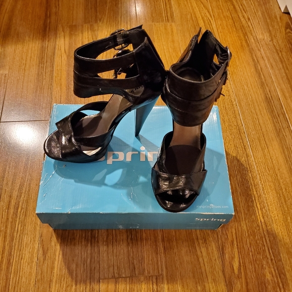 Spring Gladiator Style Heels - Picture 2 of 5